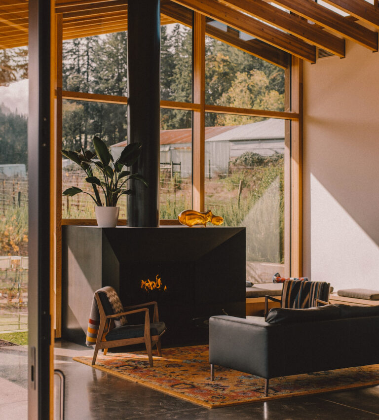 gezellige woonkamer met natuurlicht