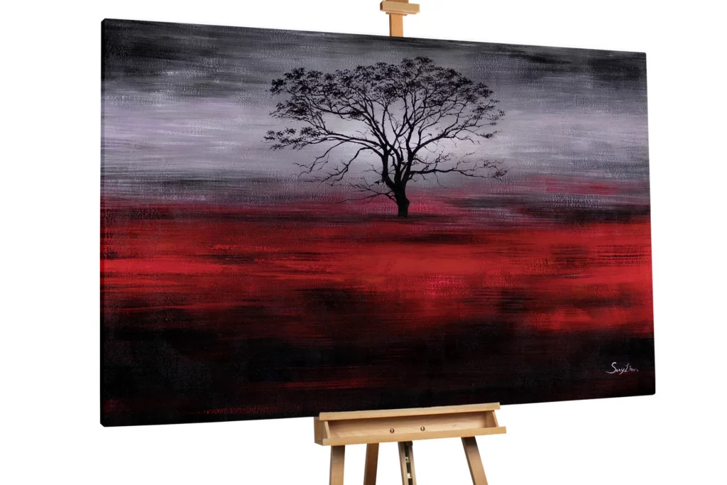 Oil Painting tree of courage