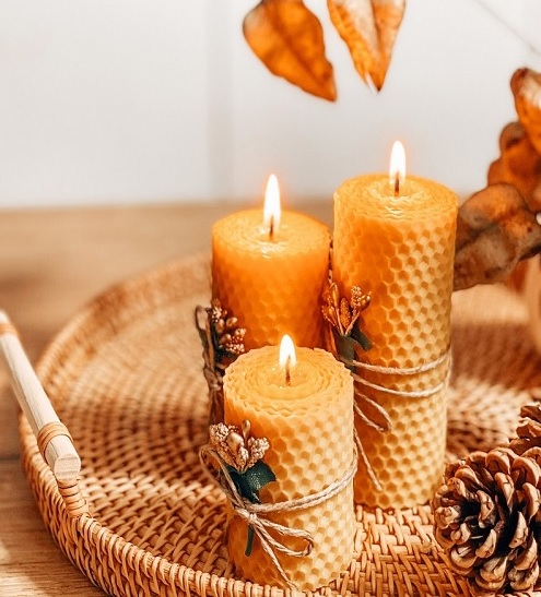 pumpkin spice candles