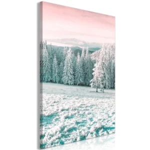 Kunstdruk op canvas 'Severe Winter Vertical