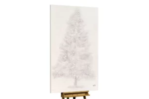 XXL olieverfschilderij 'White Wonderland