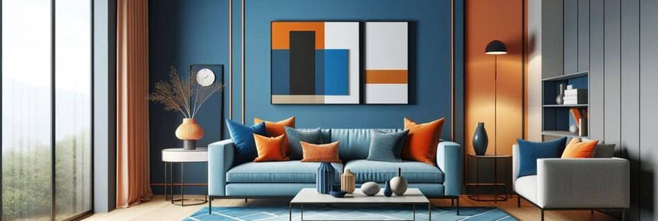 colour blocking techniek in interieurontwerp