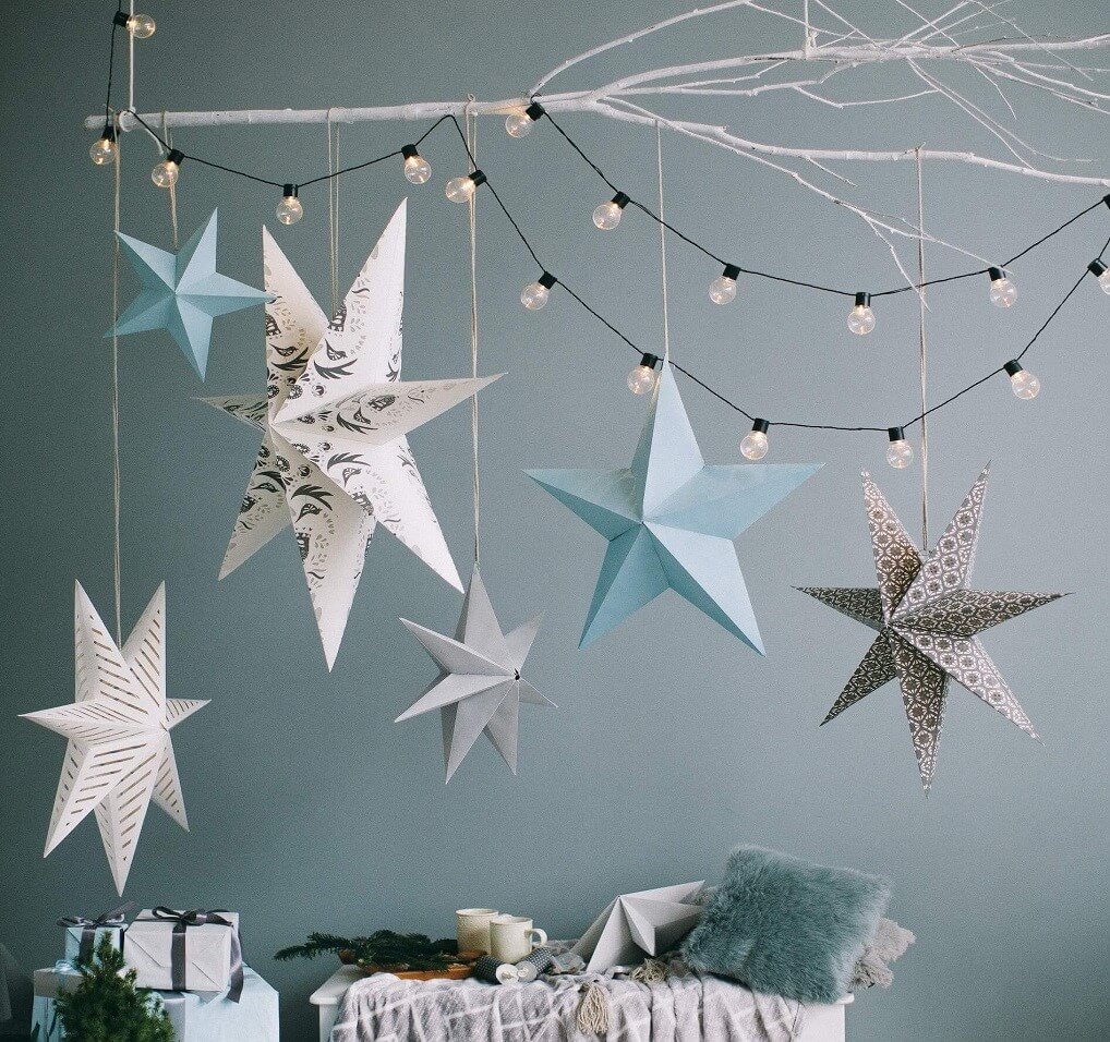 diy wandhanger geïnspireerd op de winterzonnewende