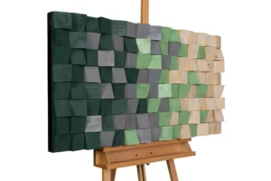 hout foto 3d veer kleuren