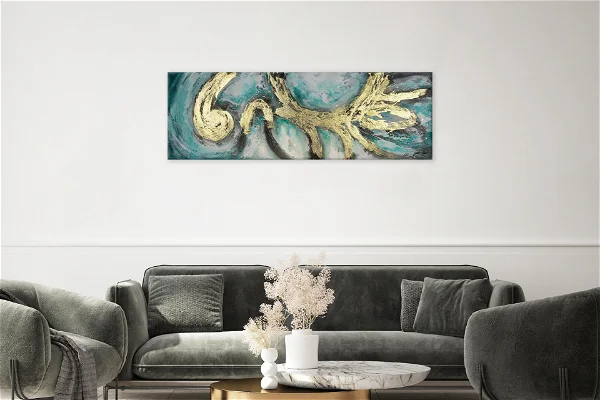 Handgeschilderd schilderij 'Enigma'