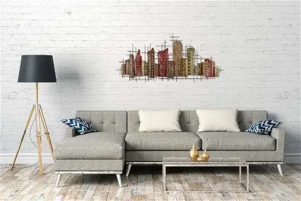 Metalen muurkunstwerk 'Complex Entity