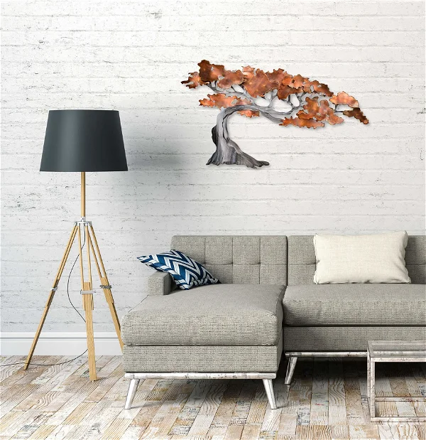 Metal wall art 'Rejuvenated' 2