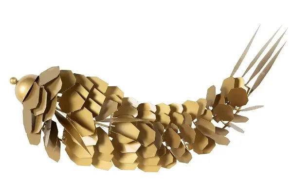 Metalen muurkunst 'Schat van de Vijver