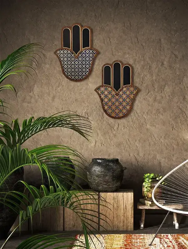 Wandmasker 'Grand Hamsa #2'