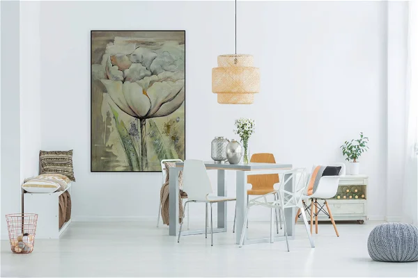 XXL Oil paintings 'Covered Belle'