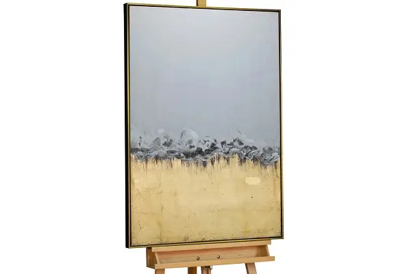 Ingelijst acryl schilderij 'Golden Kingdom'