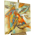 acrylic-painting-of-the-koi