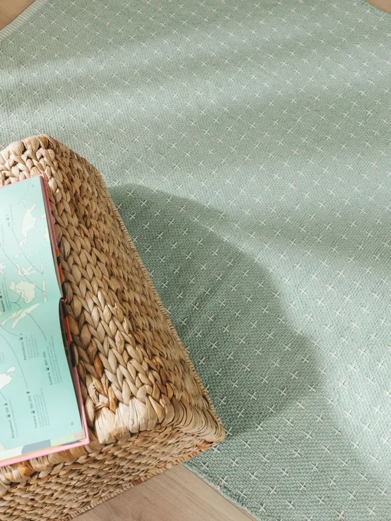 Kindervloerkleed 'Emil Mint'