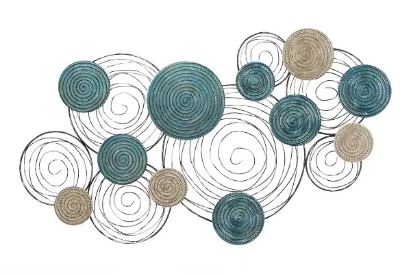 Metalen wanddecoratie 'Baltic Winds'