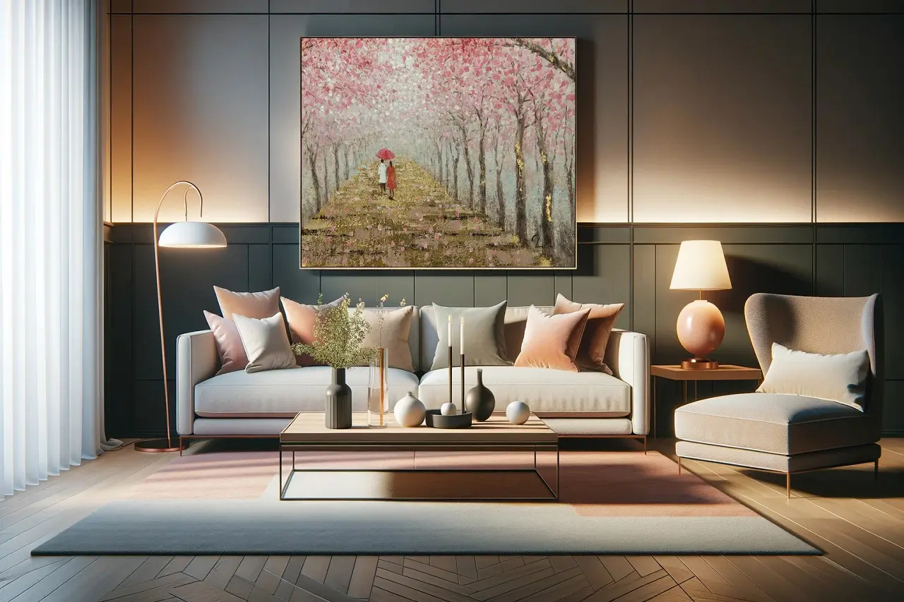 romantisch kleurenpalet voor valentijnsdag