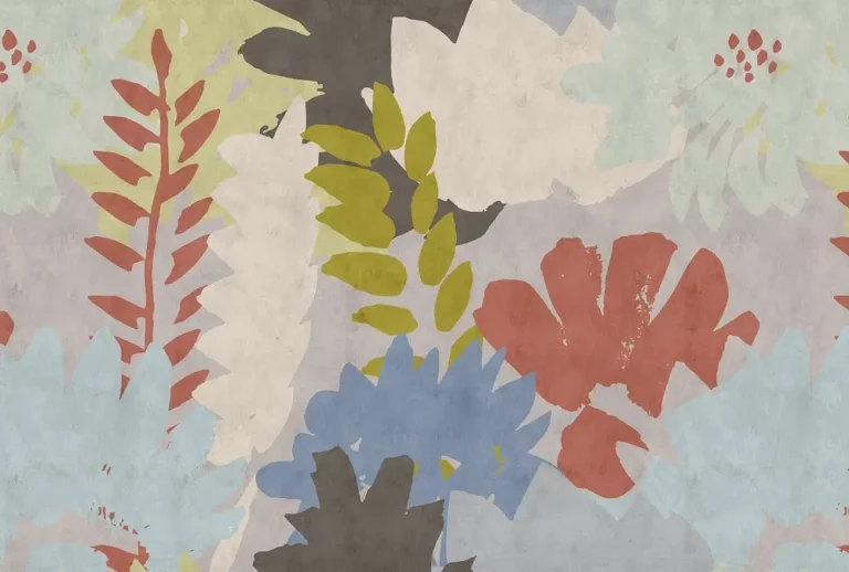 Behang 'Floral Collage 3'