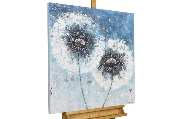 Handgeschilderd schilderij 'Pompon Flowers'