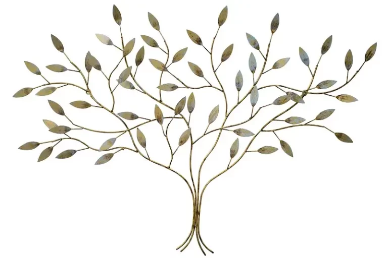 Metalen wanddecoratie 'Spectacular sapling'
