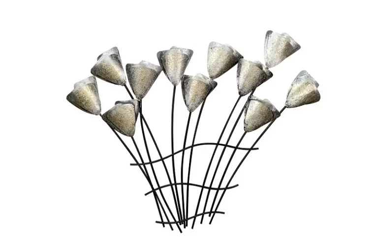 Metalen wanddecoratie 'Delicate Forest Decoration'