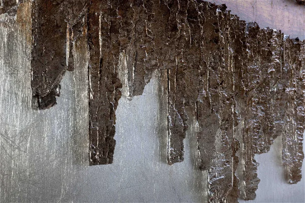 Wood wall art 'Skycraper Silhouette' image