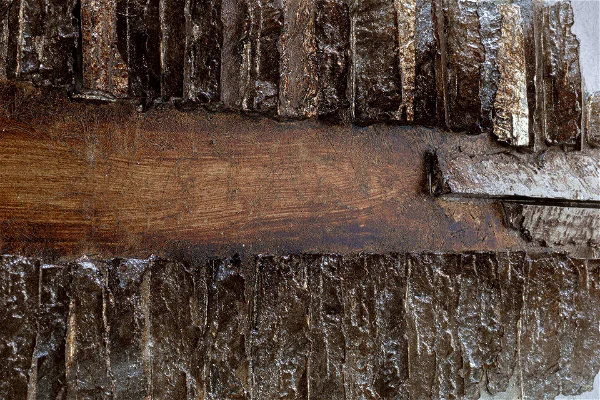 Wood wall art 'Skycraper Silhouette'1