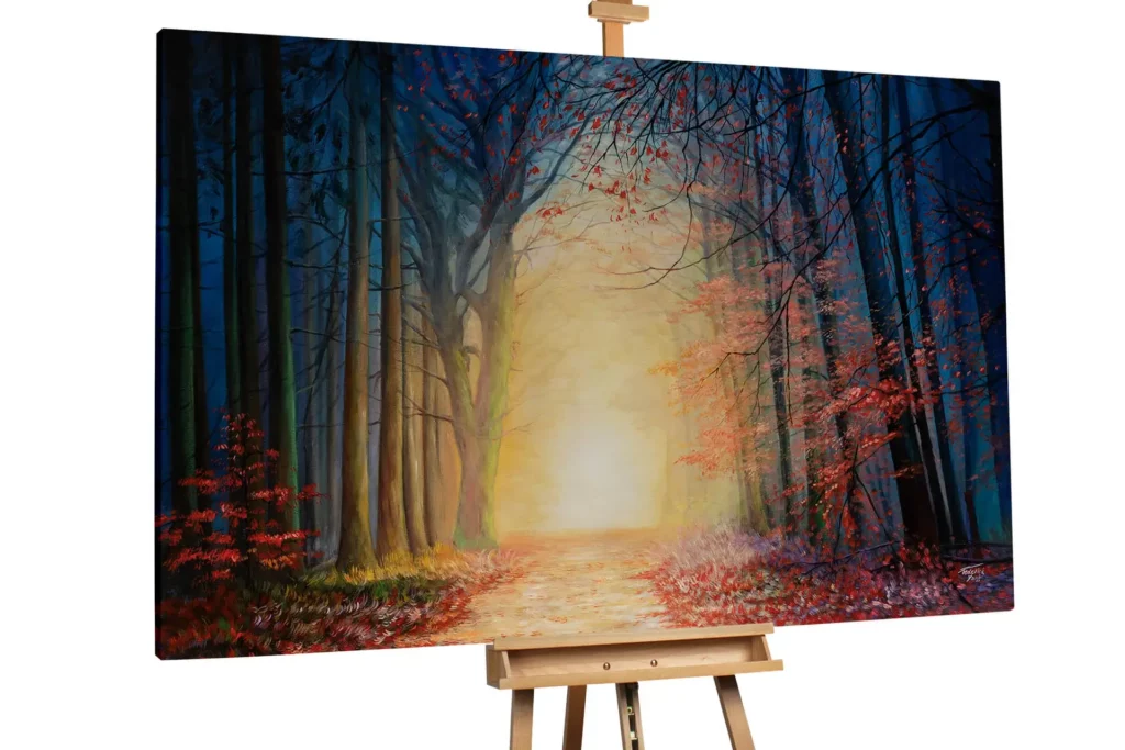 XXL Olieverf schilderijen 'Vital Force' | Handgeschilderd unicum | Modern en hedendaags Stijlen