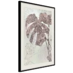 poster geornamenteerde monstera