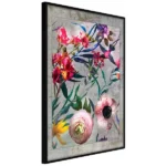 poster rustieke bloemen
