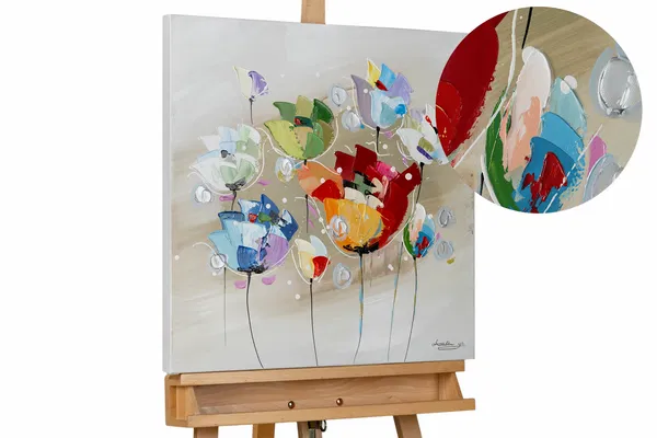 Handpainted Painting 'Rebellion of Colour'