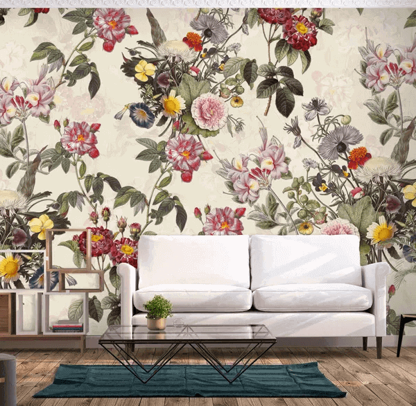 Self-adhesive wallpaper 'Sunny Meadow'