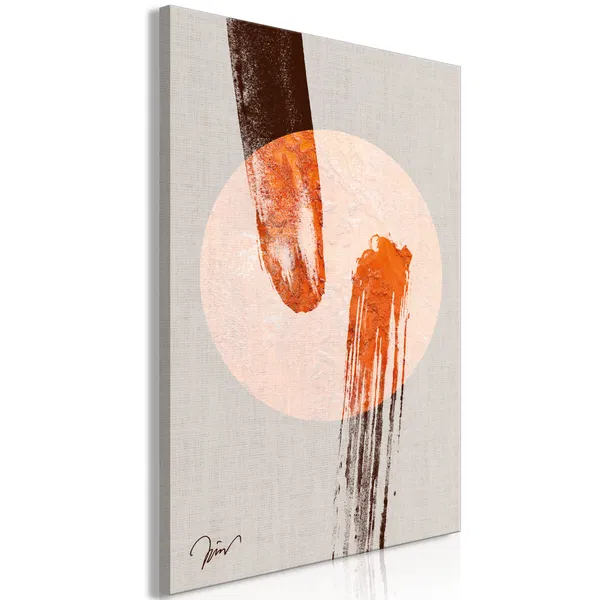 Art print on canvas 'Two Comets Vertical'