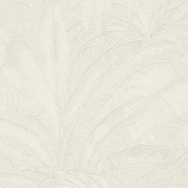 White textured wallpaper with soft linear patterns