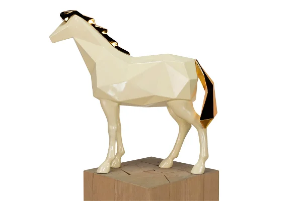 Sculpture Snow Horse
