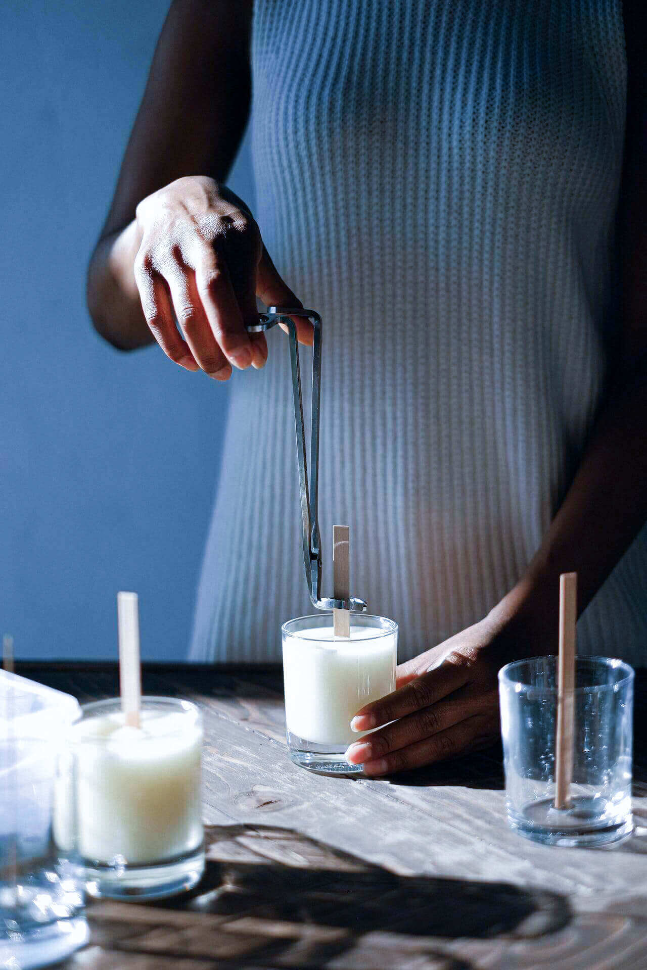 diy kerstkaars maken