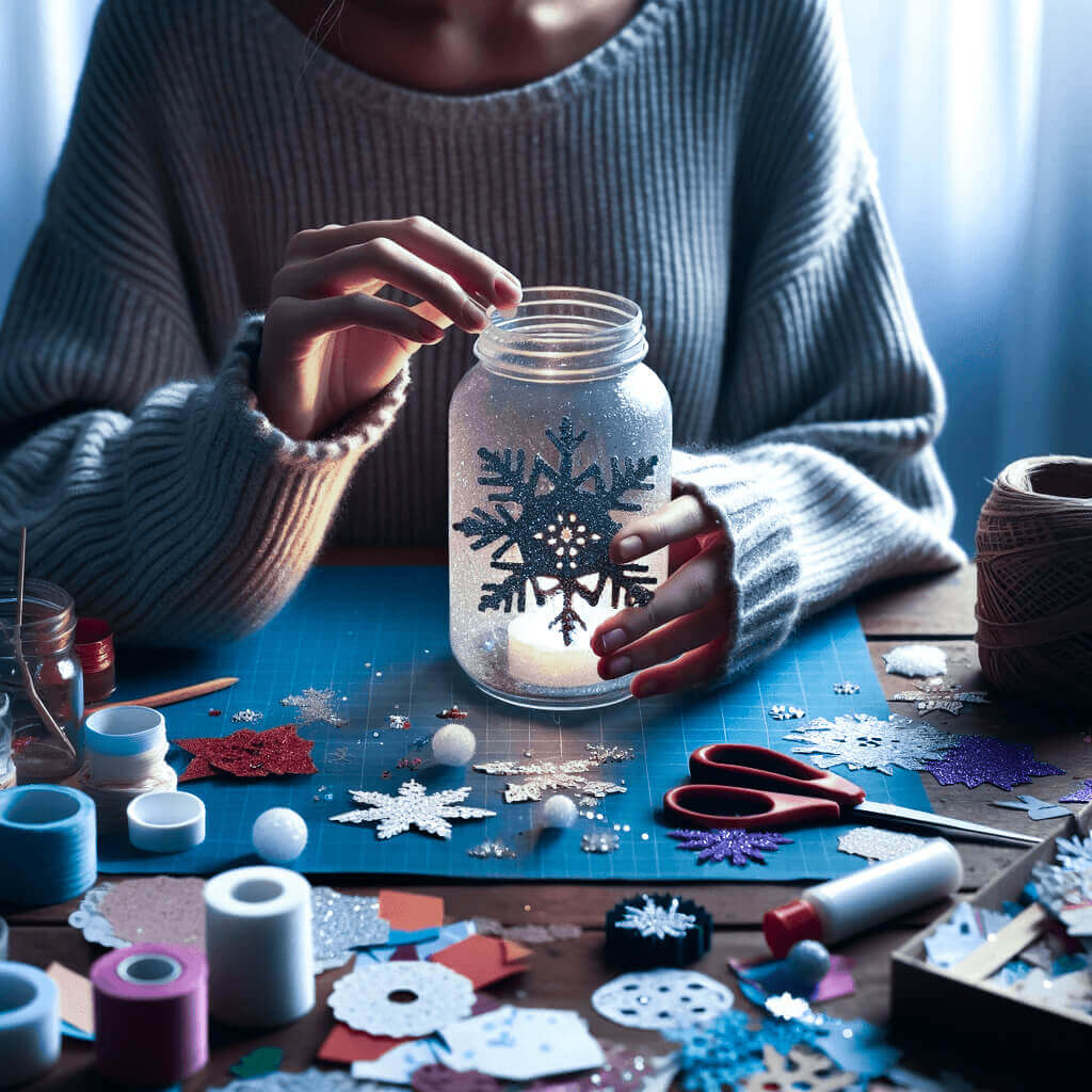 diy winterzonnewende latern maken